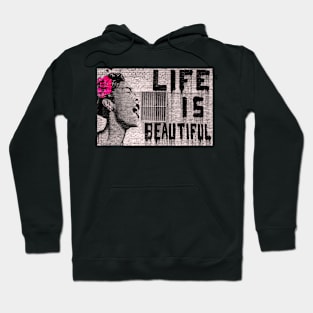 Banksy Life is Beautiful Hoodie